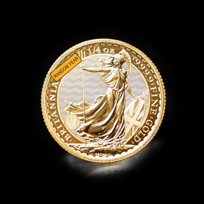 1/4 oz Great Britain Gold Britannia BU (Random Year)