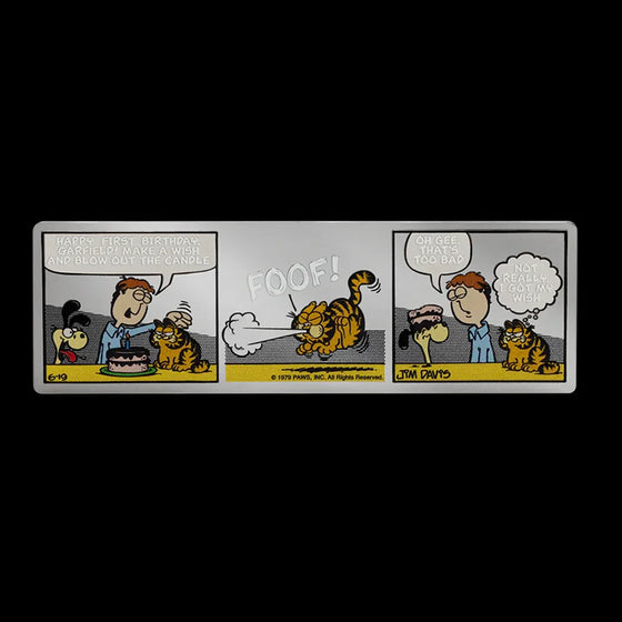 Garfield silver poster