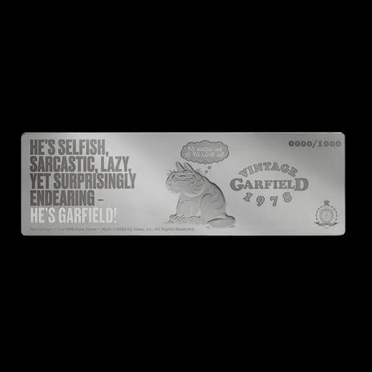 Garfield silver reverse