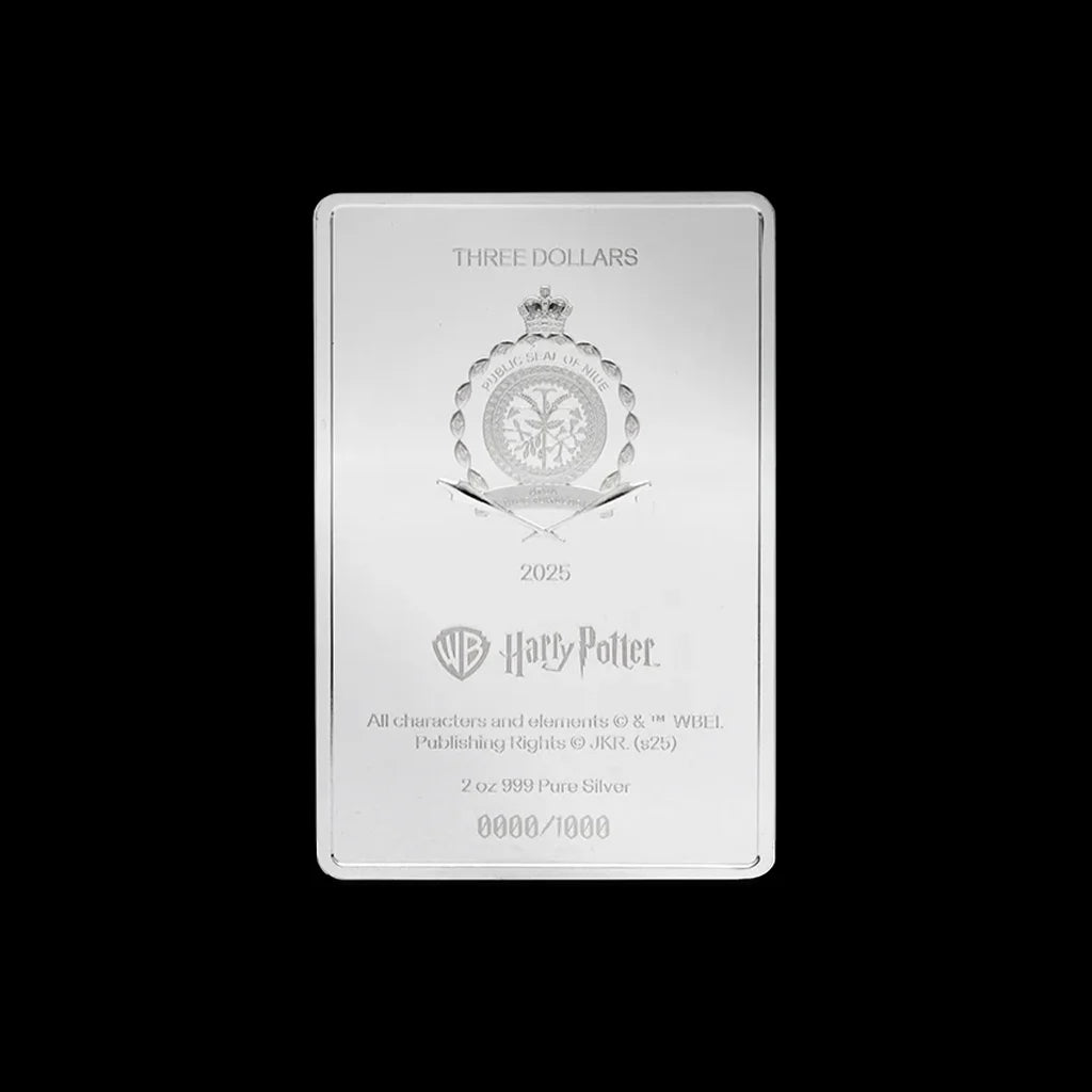 Harry Potter and the Goblet of Fire Collectible Silver Coin Reverse