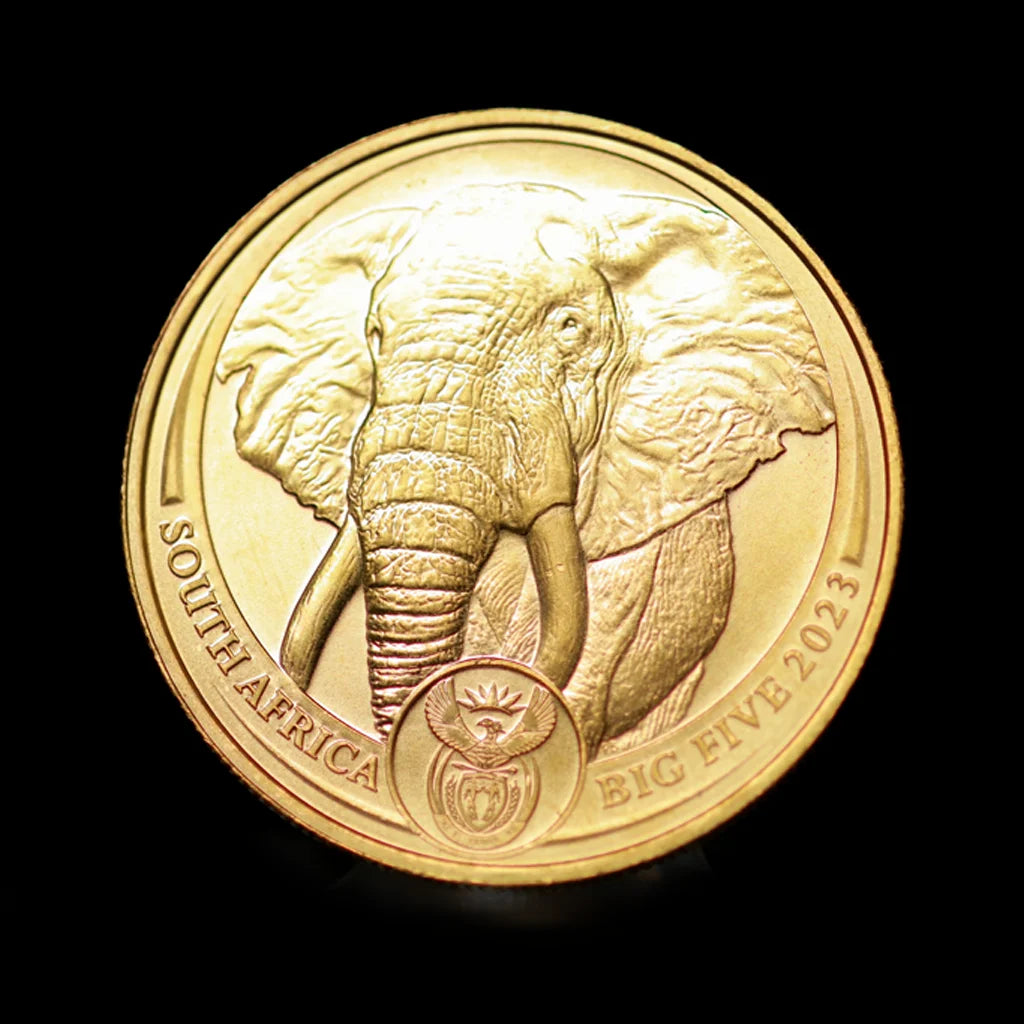 1 oz 2023 Gold Elephant "Big 5 Series" BU