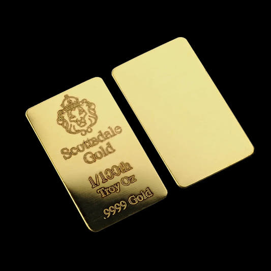 Scottsdale Mint 1/100 oz Gold Bar