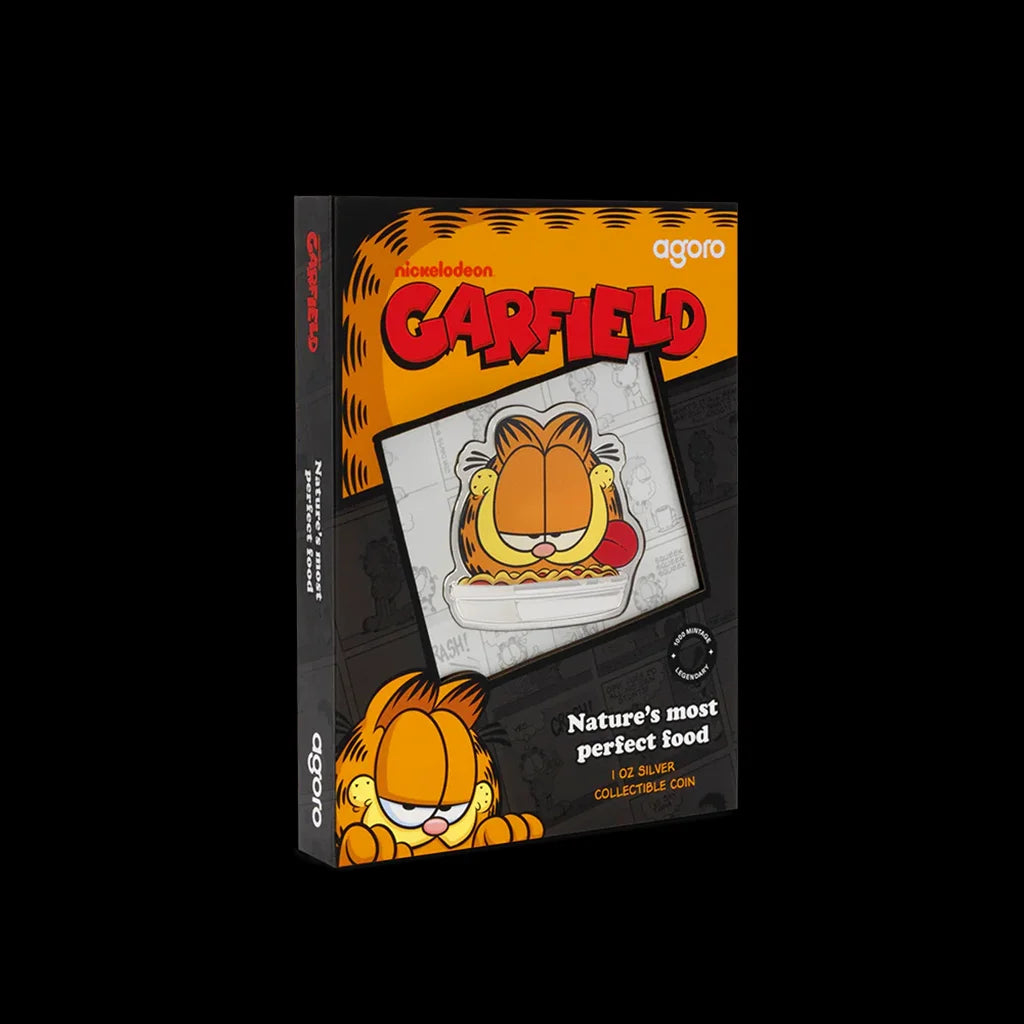 Garfield Lasagna Collectible Silver Coin Packaging