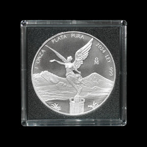 Silver Mexican Libertad Ring Coin