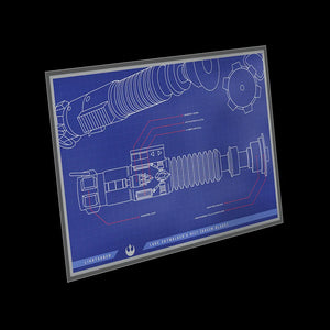 Lightsaber silver angle