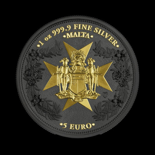 2024 Malta Golden Eagle 1 oz Silver Coin BU - Limited Edition