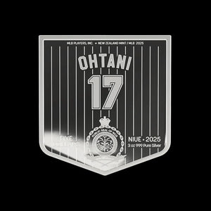 MLB Players® Shohei Ohtani - 3 oz Silver Coin 2025