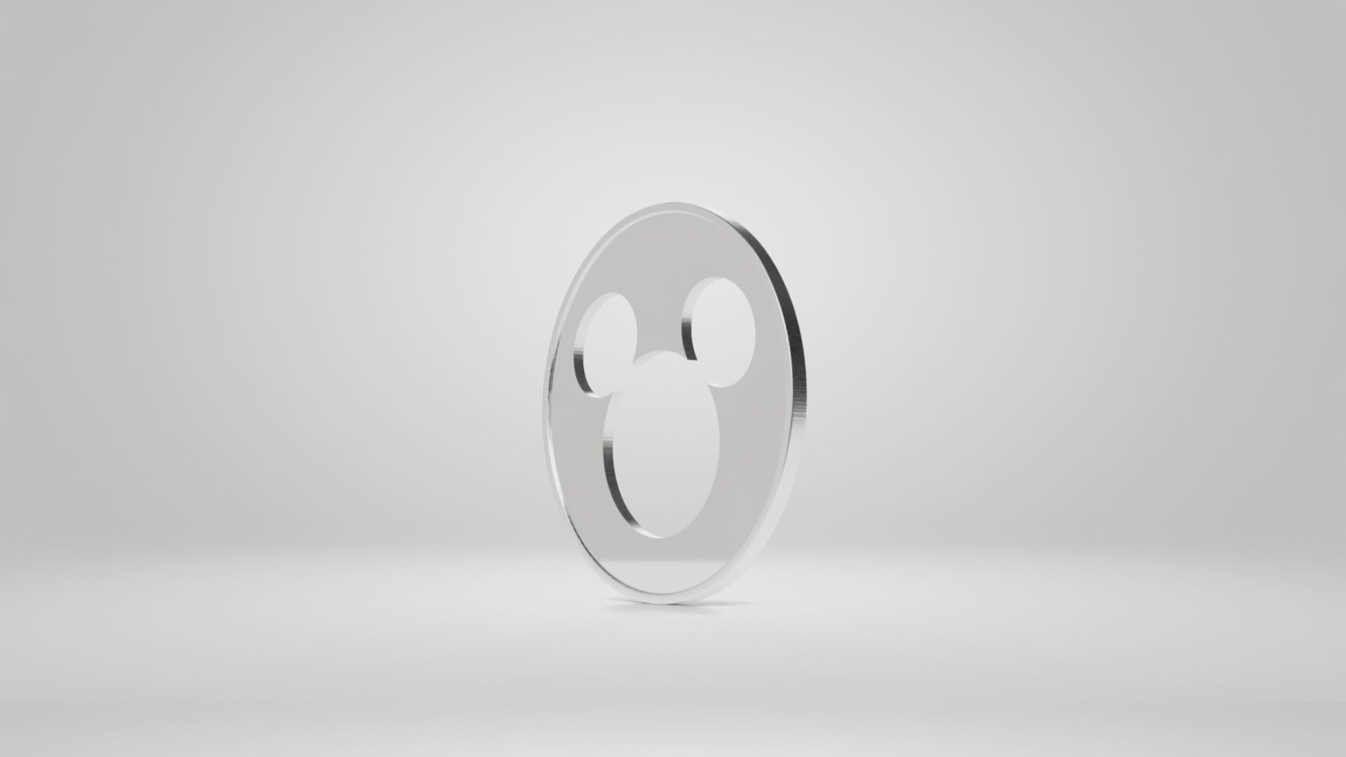 Disney Mickey Mouse Iconic Silhouette 1/2 oz Silver Collectible Coin Agoro 2026