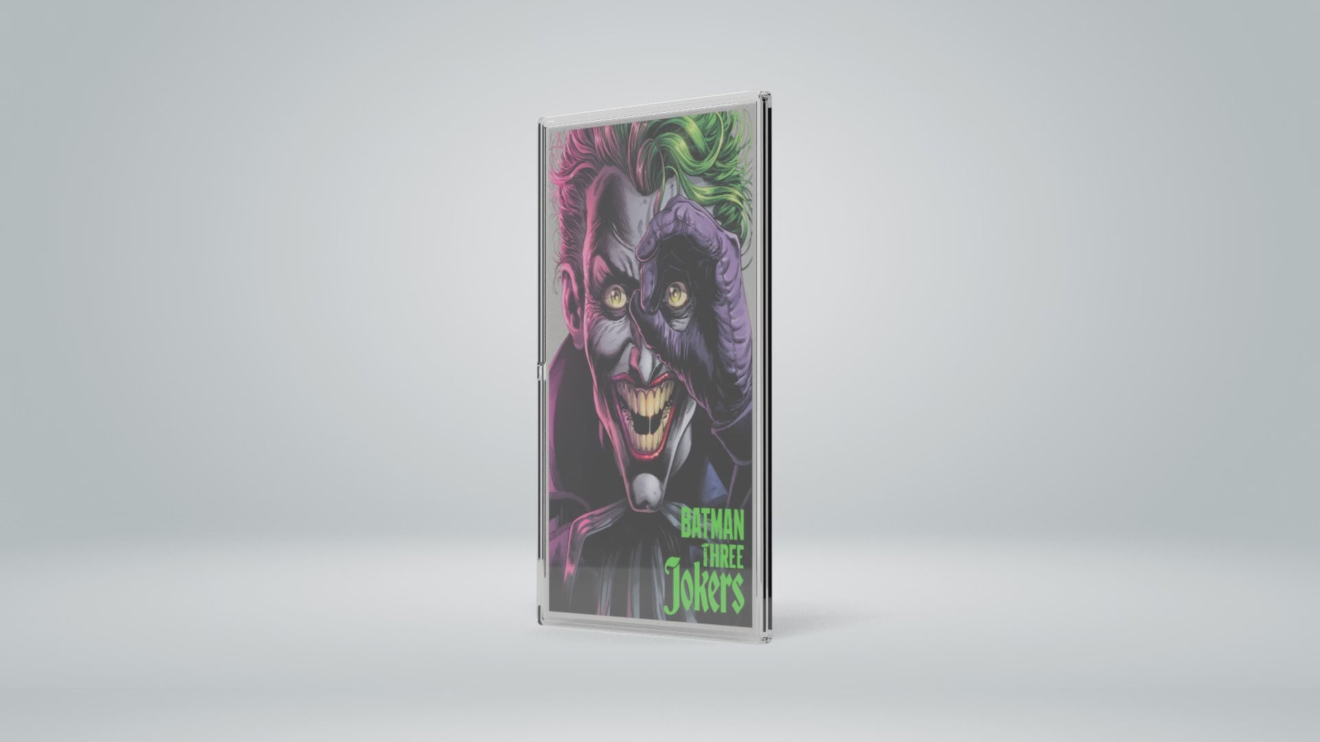 Batman The Joker 1 oz Sliver Foil Collectible Three Jokers The Comedian