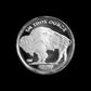 1/4 oz Silver Round Buffalo Highland Mint