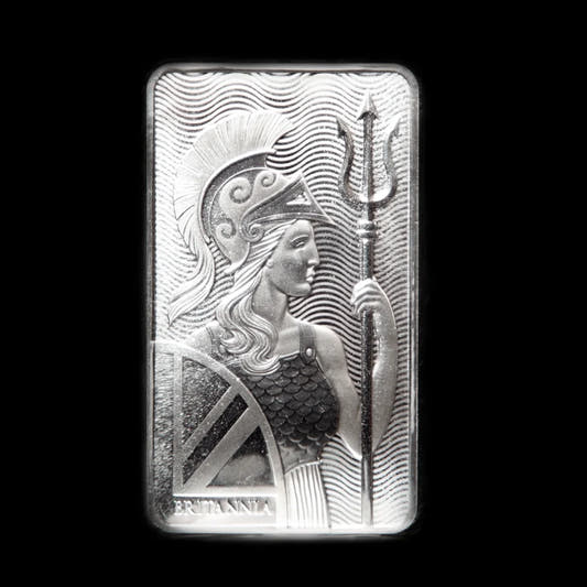 Royal Mint 10oz Silver Britannia Bar 999 fine Silver