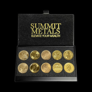 Ten Slot 1/10 Gold Coin Carrying Case