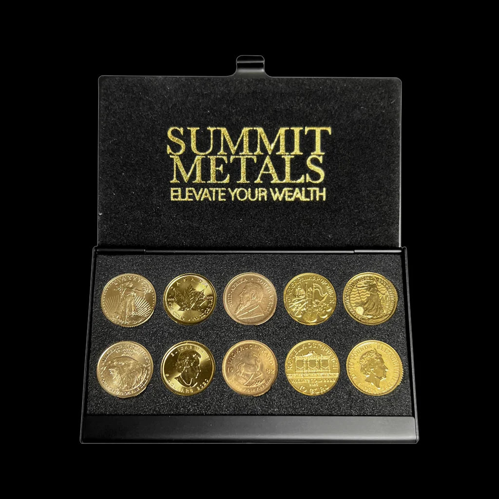 Ten Slot 1/10 Gold Coin Carrying Case
