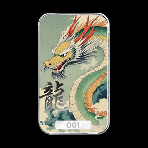 2025 Dragon Tiānyì 1 oz Silver Color Bar Scottsdale Mint