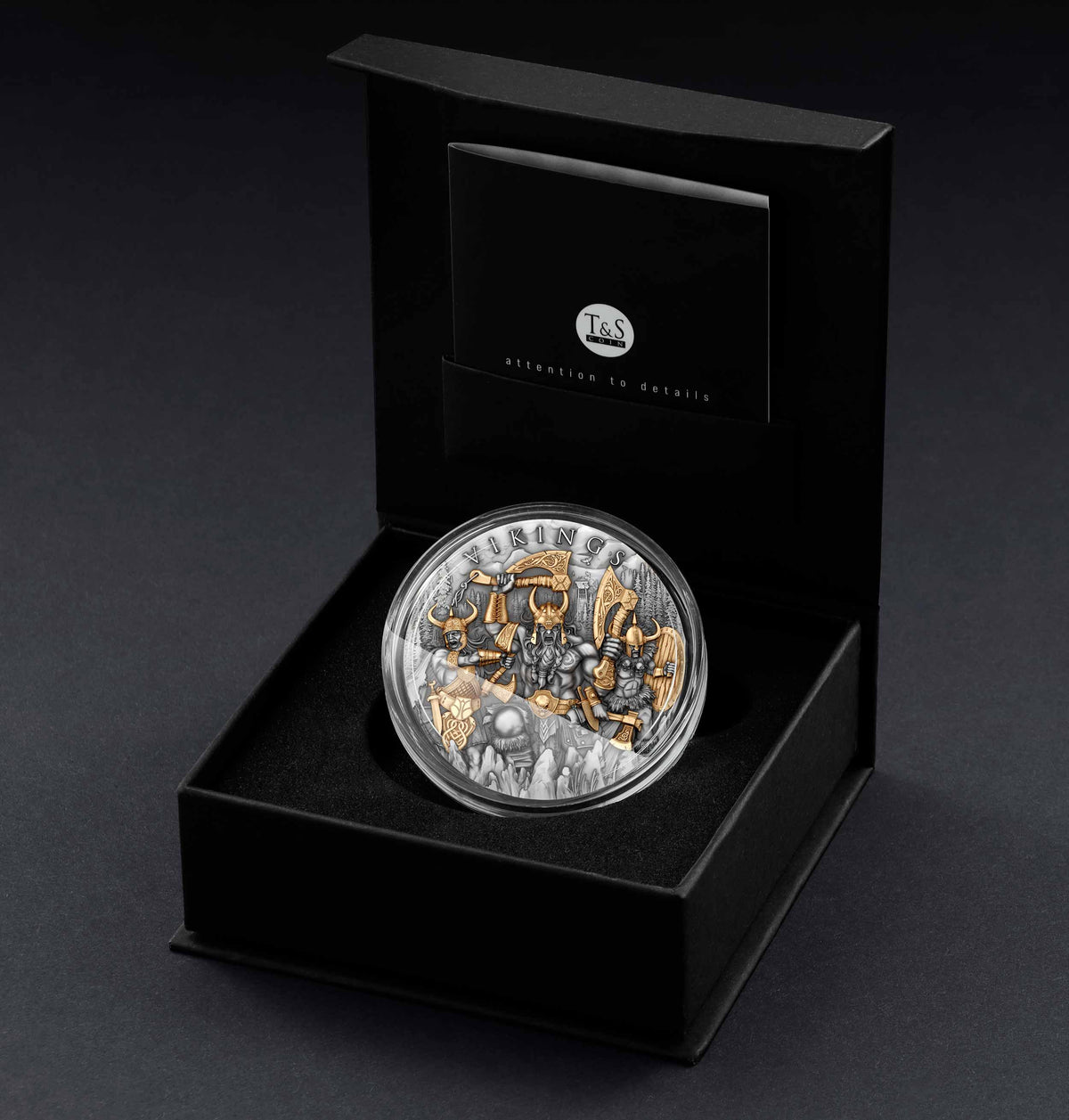 Vikings 2 oz Silver Coin 2024 – T&S Coin (image 9)