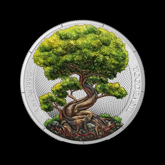 Yggdrasil Summer Germania Mint 1 oz Silver Round
